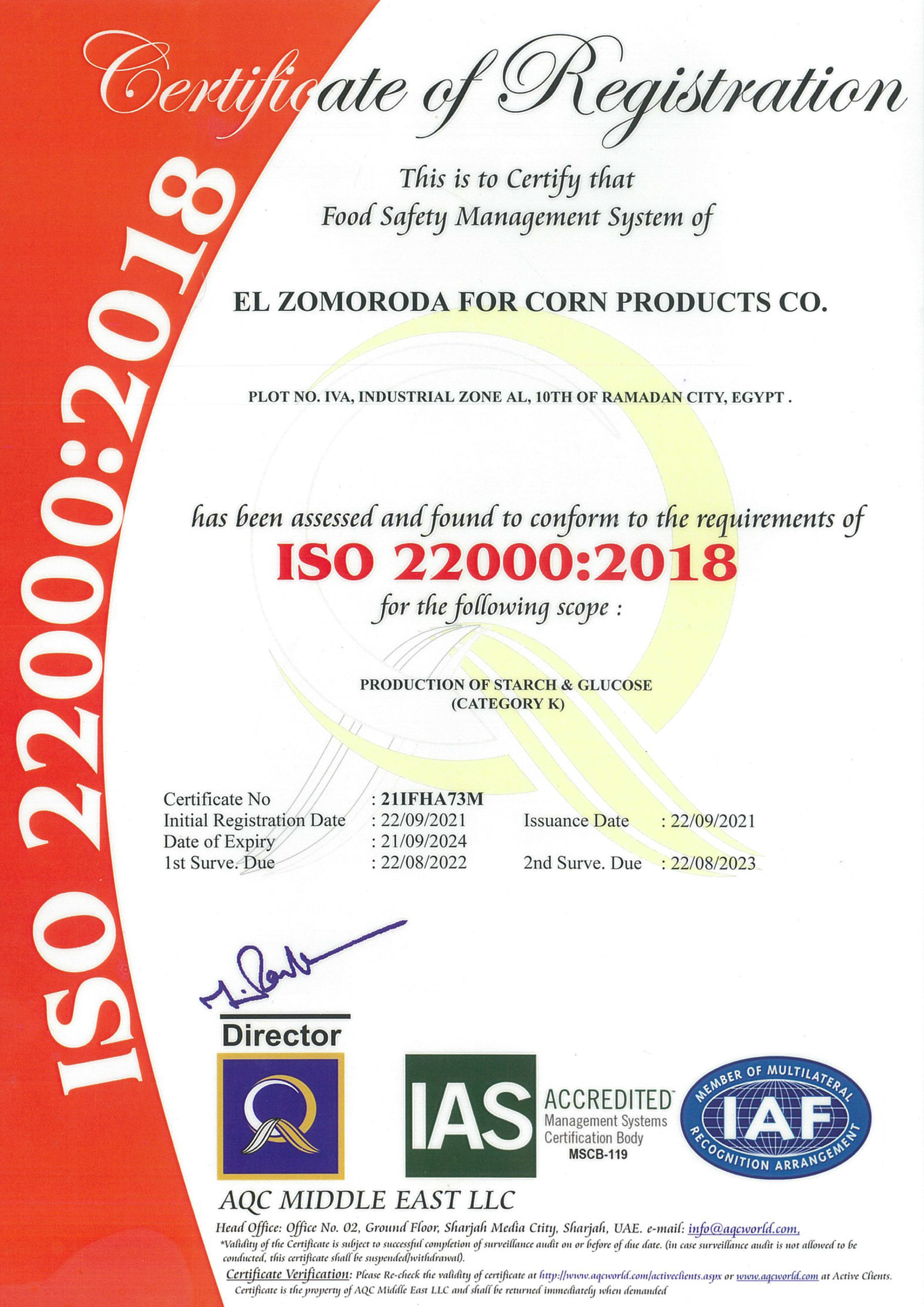 ISO 22000 K